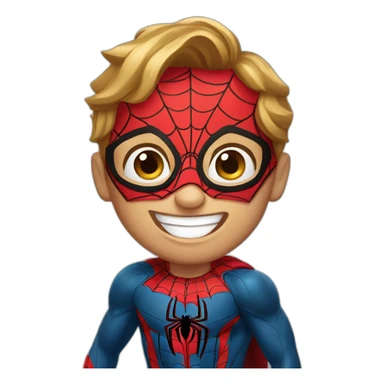 spider-man celebrating sticker