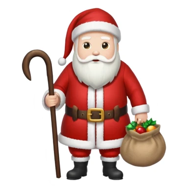 The reaper dressed as santa sticker