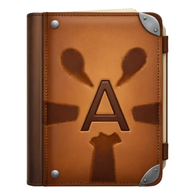 a book with "A2" on its cover sticker