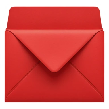 red greeting card sticker