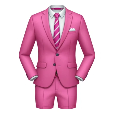 Rugby Fashion sort suit pink without man sticker