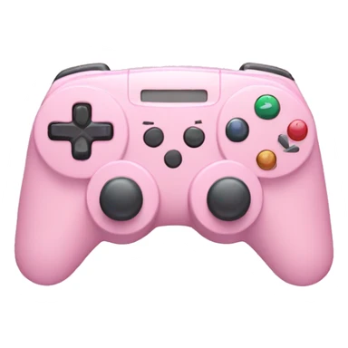 light pink game controller  sticker