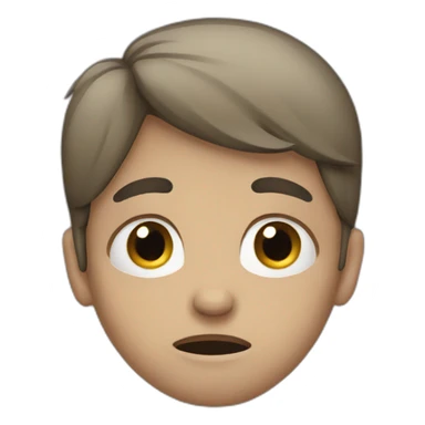 Someone who is crying sticker