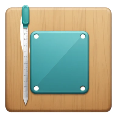 mac os icon crop ruler square wall paint sticker
