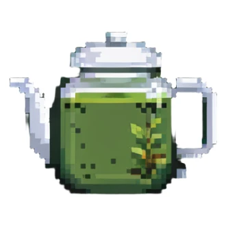 Green tea from China sticker