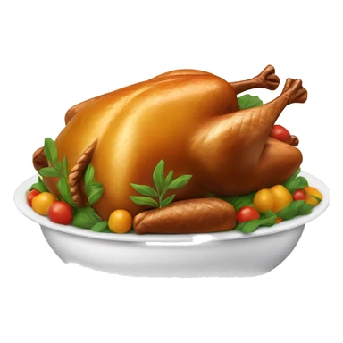 cooked  turkey sticker