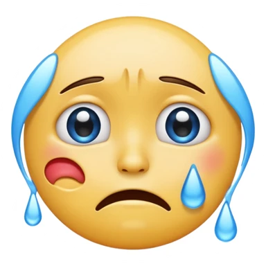 Sad What the hell emoji  sticker