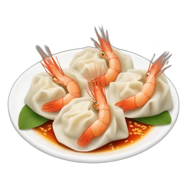shrimp dumplings sticker