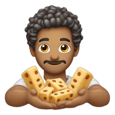 Dos manos tocándose con los índices la creación de Adán sticker