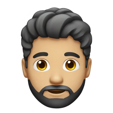 persona masculina con barba y con cabello rojo  sticker