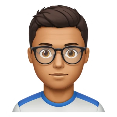 ronaldo with glasses sticker