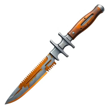 rusted knife  sticker