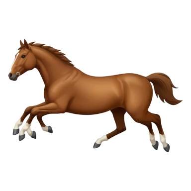Horse jumping  sticker