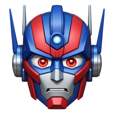 Scared Optimus prime sticker