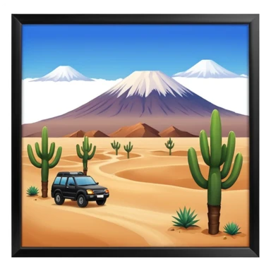 Atacama desert sticker
