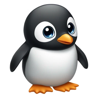 baby  penguin chick  sticker