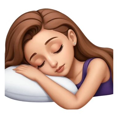 Ariana Grande sleeping sticker