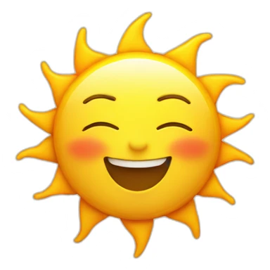 happy sun rising  sticker