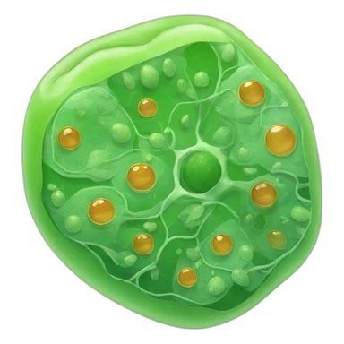structure of a plant cell sticker