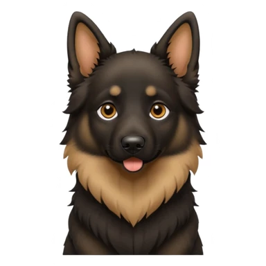 Belgian Shepherd dog puppy sticker