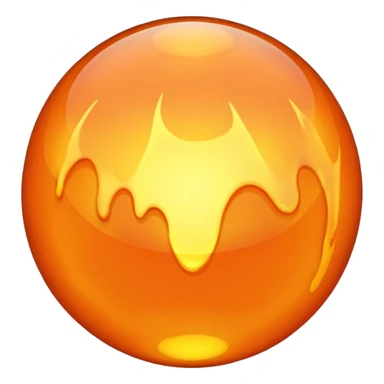 Molten Glass Orb sticker