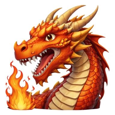 I need a character for an educational geography course in the style of a dragon that roars with fire sticker