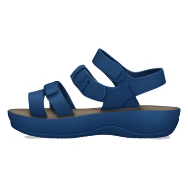 Dark blue sandals sticker