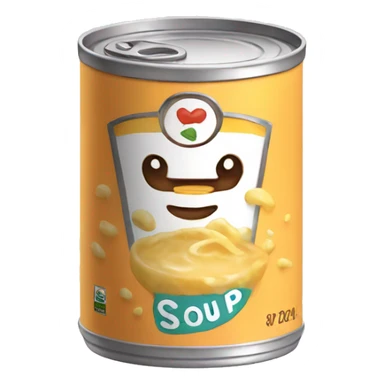 can of soup sticker