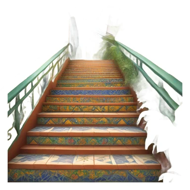 Brazil stairs sticker