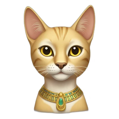 an egyptian cat sticker