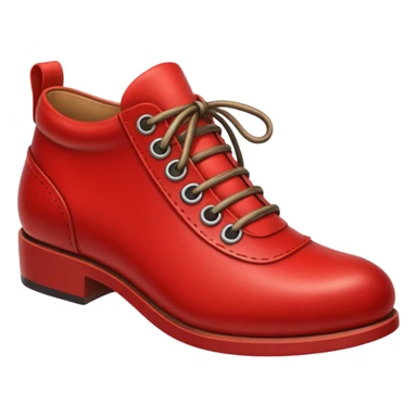red shoe sticker