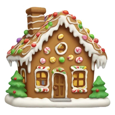 cute gingerbread house  sticker