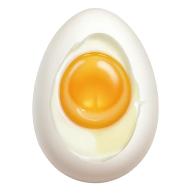 Boiled egg sticker