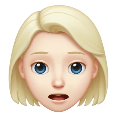 shaking head madly sticker