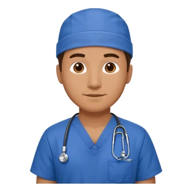 fisioterapia hombre de azul sticker