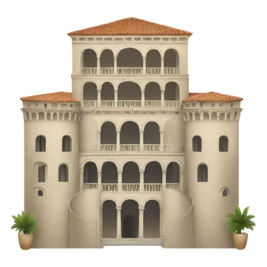 Mediterranean palace sticker