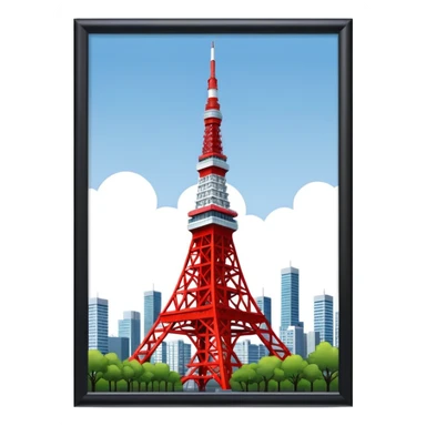 tokyo tower sticker