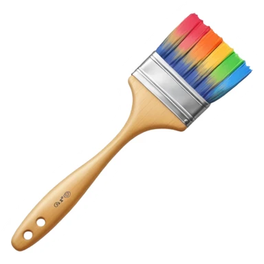 Paint brush emoji sticker