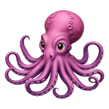 An Octopus with tentacles sticker