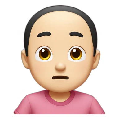 Shinchan blushing sticker