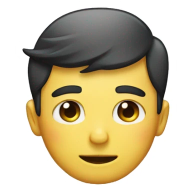 boy with closed eyes bowtie sticker