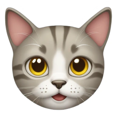 cat with phone sticker