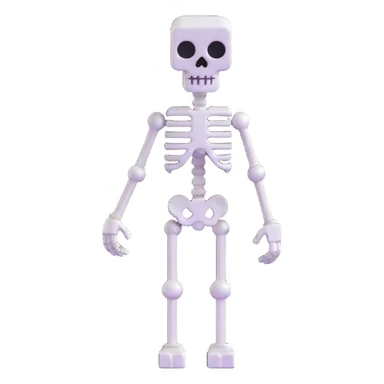 Minecraft skeleton sticker