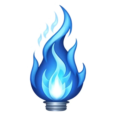 Blue Flame sticker