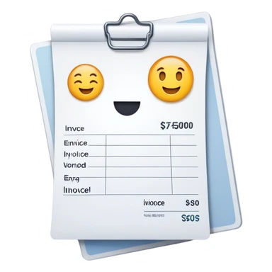 invoice sticker