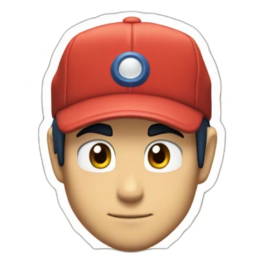 Ash ketchum sticker