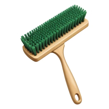 scrub brush, isolated, no text sticker
