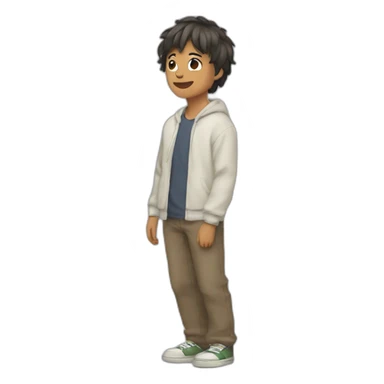 Shoyo qui dors sticker