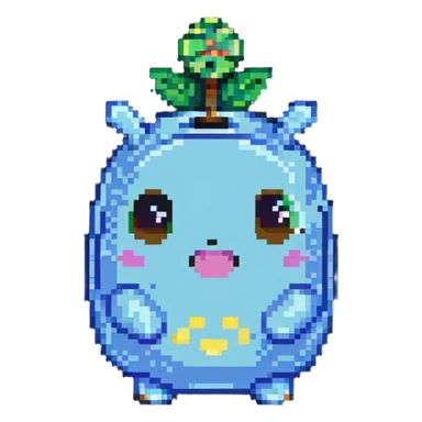 Tamagotchi character sticker