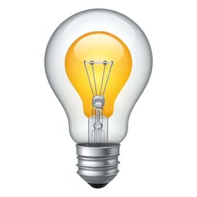 light bulb turned on NO FACE sticker